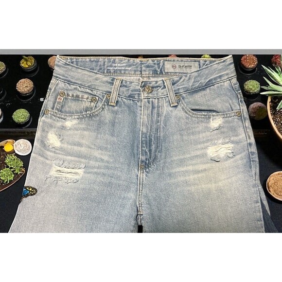 AG Adriano Goldschmied Jeans 25R Reworked Flare The Rhett High Rise Distressed - Picture 2 of 6